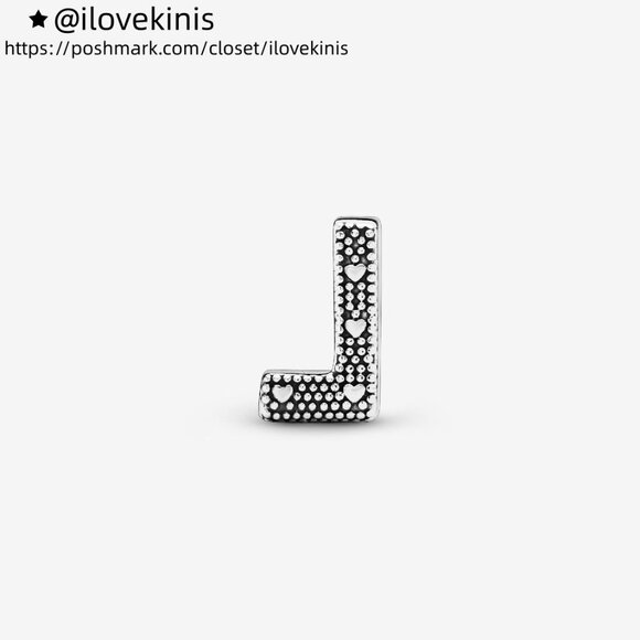 Pandora Letter L Alphabet Charm - Picture 2 of 6